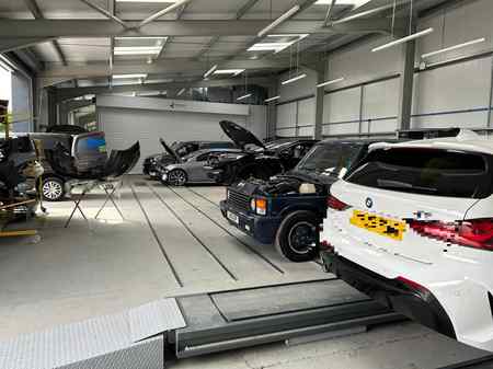 Multiple Repairs Underway at Stanways Autobodies