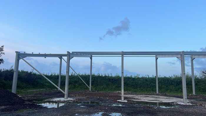 New Stanways Autobodies facility under construction