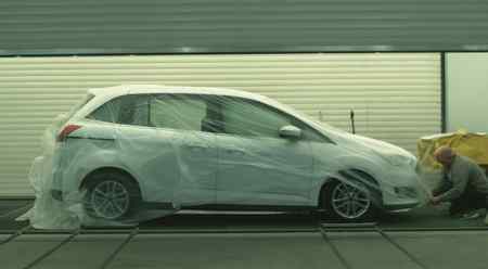 Paint Prep, In Booth at Stanways Autobodies