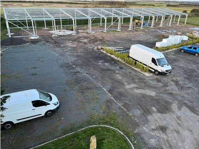 Stanways Autobodies new facility under construction Lytham