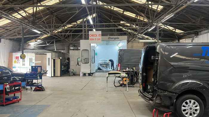 Stanways Autobodies original workshop Lytham