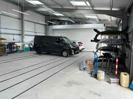 Workshop in Full Flow at Stanways Autobodies